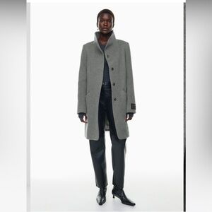 Wilfred Cocoon Coat - Charcoal Grey
